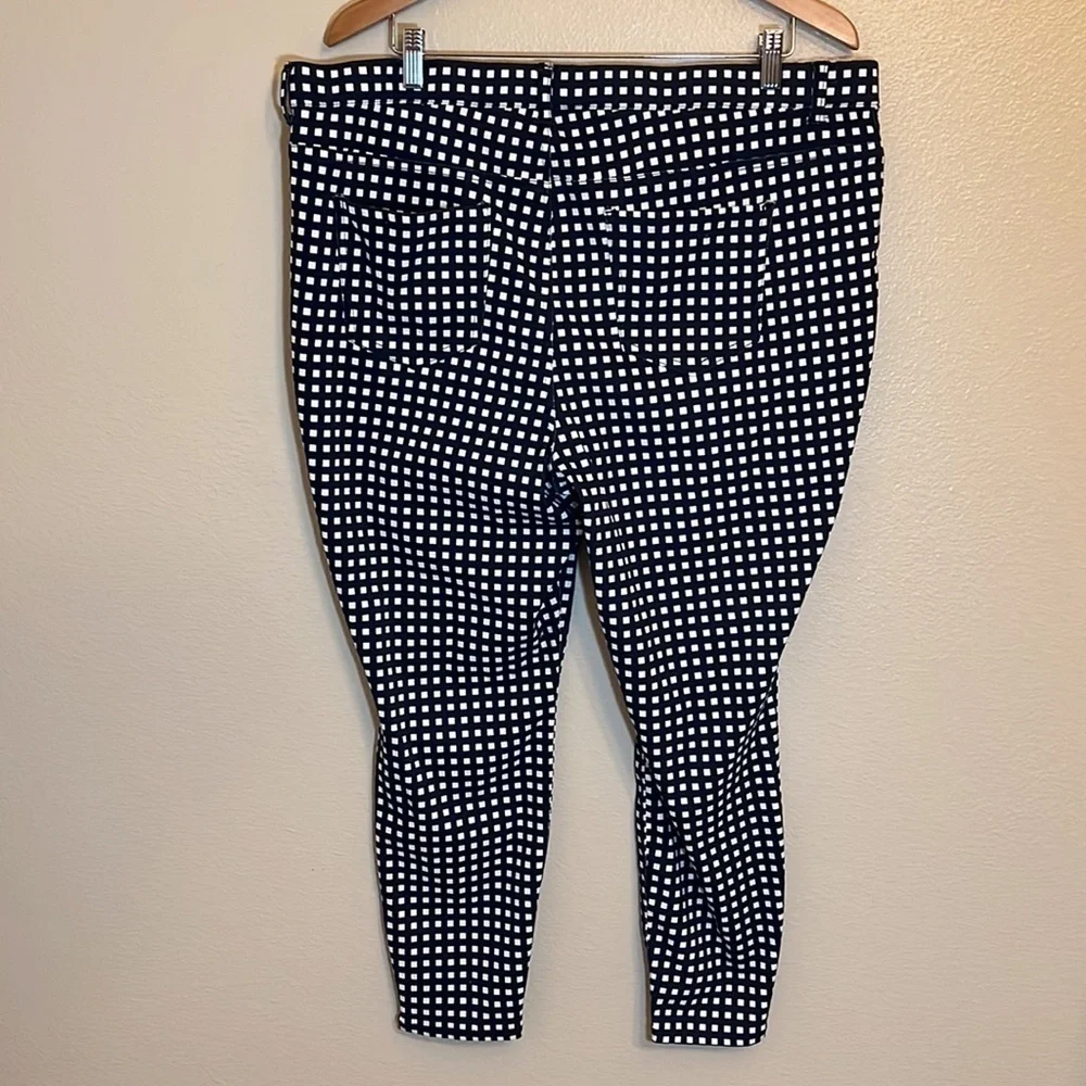 Legacy Navy Checkered Plus Size Pants